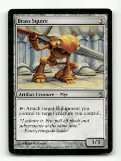 Brass Squire Mirrodin Besieged #101 Uncommon - Image 1