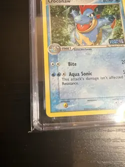 Pokemon Croconaw EX Unseen Forces 38/115 CGC 10 GEM MINT Reverse Holo Stamped - Image 5