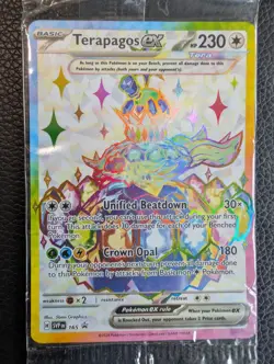 Terapagos ex - SVP165 Black Star Promo (Pokemon) SEALED - Image 1