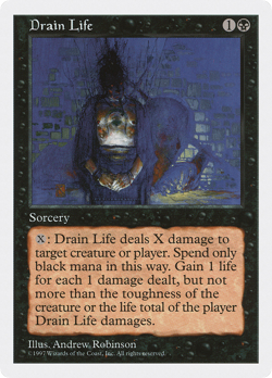 Drain Life (LP) Fifth Edition 5ED Magic MTG - Image 1