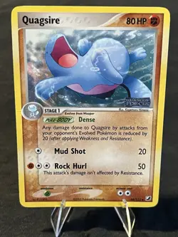 Quagsire Unseen Forces Stamped Reverse Holo Rare Pokemon 44/115 LP - Image 1