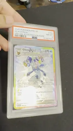 PSA 8 Pokemon Karte EX 150/131 Glaziola-ex Prismatische Entwicklungen Deutsch - Image 2