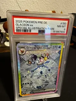 PSA 8 Pokemon Karte EX 150/131 Glaziola-ex Prismatische Entwicklungen Deutsch - Image 4