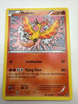 MOLTRES - 9/124 / XY Fates Collide - Pokemon Card NM - Image 1
