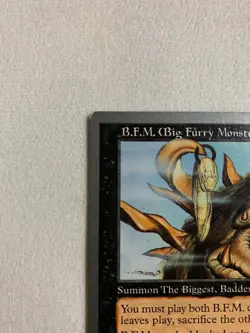 B.F.M. (Big Furry Monster) MTG Unglued BFM 2 card set - Image 3