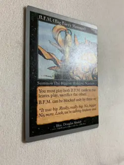 B.F.M. (Big Furry Monster) MTG Unglued BFM 2 card set - Image 4