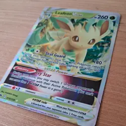 Leafeon VSTAR 014/159 Crown Zenith Holo Rare Pokemon card half art - Image 2