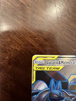 Lucario & Melmetal GX 203/214 Unbroken Bonds Full Art Ultra Rare Pokemon Card NM - Image 3