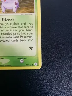 Pokemon Card Nidoran 70/112 EX FireRed & LeafGreen Common - Image 5