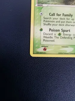 Pokemon Card Weedle 86/112 EX FireRed & LeafGreen Common - Image 4