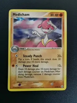 Pokemon Card Medicham 42/101 EX Hidden Legends Uncommon - Image 1