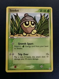 Pokemon Card Seedot 71/101 EX Hidden Legends Common - Image 1