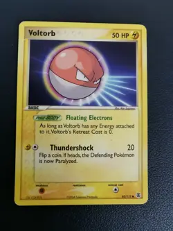 Pokemon Card Voltorb 85/112 EX FireRed & LeafGreen Common - Image 1