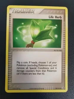 Pokemon Card Trainer Life Herb 93/112 EX FireRed & LeafGreen Uncommon - Image 1