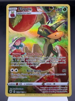 Flapple TG02/TG30 - Holo Rare - Astral Radiance Pokemon Card NM - Image 1
