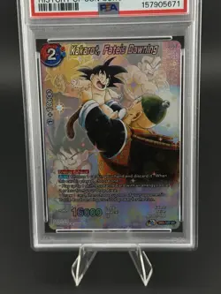 2022 DBS CARD GAME HISTORY OF SON GOKU #DB3-127 KAKAROT, FATE DAWNING PSA 10 - Image 2