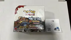 Pokemon Sun & Moon Crimson Invasion Booster Box Factory Sealed #1 SEE PICTURES - Image 2