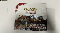Pokemon Sun & Moon Crimson Invasion Booster Box Factory Sealed #1 SEE PICTURES - Image 3