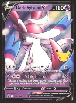 Dark Sylveon V SWSH134 Holofoil SWSH: Sword & Shield Promo Cards Near Mint - Image 1