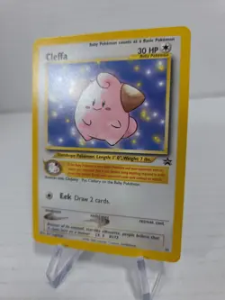 Pokemon TCG Cleffa WOTC Black Star promo card 31/53 2000 LP - Image 2