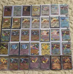 POKEMON Lot #114 Cards 38/IR 7/SIR 6/FA 35/EX 8/ Trainers & 9Items & 11 / Promos - Image 1