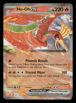Ho-oh ex 007/034 Holo Trading Card Game Classic Holo NM/M Pokemon - Image 1