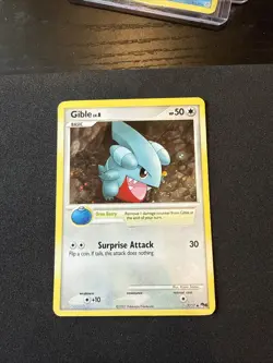 Gible 007/017 Pop Series 6 HOLO BLEED ERROR! Pokemon TCG card - Image 1