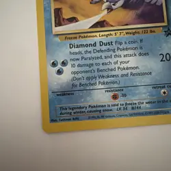 Articuno WOTC Promo 22 Black Star Rare Vintage Pokemon Card NM - Image 5