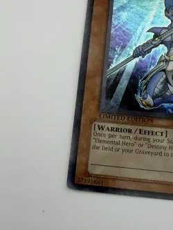 Yugioh Elemental HERO Ocean JUMP-EN013 Limited Edition Promo Holo HP Card - Image 3