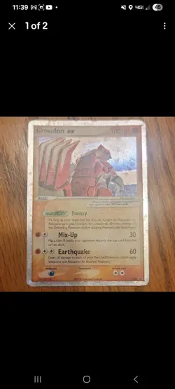Pokemon TCG Holo 4-Card Lot Arceus LV.X Magmortar LV.X Groudon ex Dragonite - Image 3