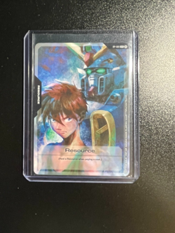 Gundam TCG Resource Card RP-001 Alt Art Non Foil Beta English Promo GenCon 2025 - Image 1
