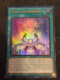 Yugioh Draco Awakening DOOD-EN064 1st Edition Ultra Rare NM In Hand - Image 1