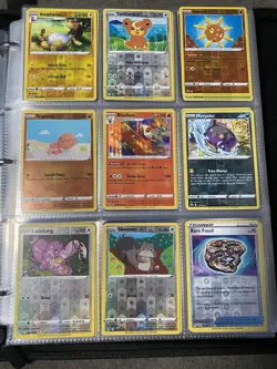 Pokemon Card Collection With PU Leather Zip Binder Over 400 Cards Over 40 Pages - Image 5