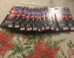 One Piece TCG OP-16 The Time Of Battle Sleeved Booster Packs Lot Of 12 English - Image 1