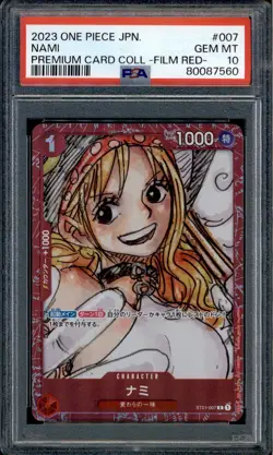 Nami - ST01-007 - PSA 10 - Film Red Collection - Promo - One Piece - 87560 - Image 1