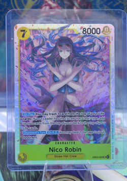NICO ROBIN - One Piece EB03-055 - FA Full Art SR Super Rare Foil - Heroines EN - Image 1