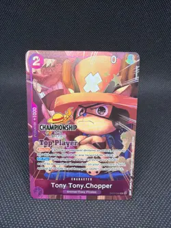 Tony Tony Chopper OP07-066 EN ONE PIECE TCG 2025-26 Championship Top Player-NM - Image 1