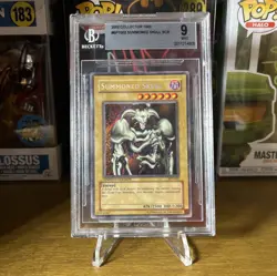 Yu-Gi-Oh! TCG Beckett 9 Summoned Skull BPT-002 2002 Limited Edition *Low Pop* - Image 1