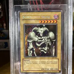 Yu-Gi-Oh! TCG Beckett 9 Summoned Skull BPT-002 2002 Limited Edition *Low Pop* - Image 2