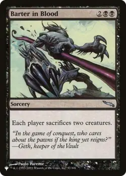 Barter in Blood - NM U : The List - Image 1