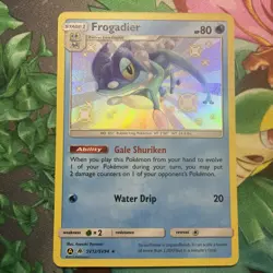 Frogadier SV12/SV94 Hidden Fates Shiny Vault Pokemon Card - Image 1