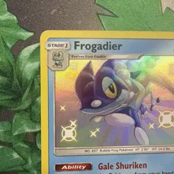 Frogadier SV12/SV94 Hidden Fates Shiny Vault Pokemon Card - Image 3