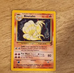 ​Ninetales Holo Base Set 2 13/130 Rare Vintage Pokemon Card Near Mint WOTC 2000 - Image 3
