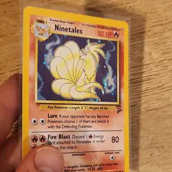 ​Ninetales Holo Base Set 2 13/130 Rare Vintage Pokemon Card Near Mint WOTC 2000 - Image 5