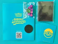 Ascended heroes ETB Card Sleeves, dice, dividers, coins & Guide Pokemon TCG New - Image 2