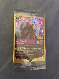Disney Lorcana Wilds Unknown Maleficent Promo - Image 1