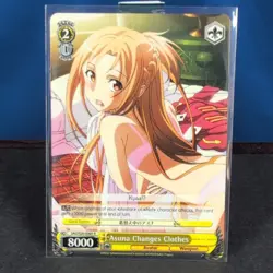 Weis shwarz Asuna Changes Clothes - Sword Art Online (SAO/S20) - Image 1