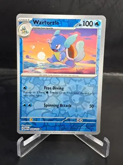 Wartortle 008/165 Reverse Holo | Scarlet & Violet 151 | Uncommon Pokemon Card - Image 1