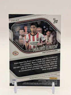 2025-2026 Panini FIFA Mauro junior #272 Gold Prizm /10 - Image 2