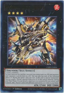 Yugioh! LP Ryzeal Duo Drive - CRBR-EN006 - Ultra Rare - 1st Edition Lightly Play - Image 1